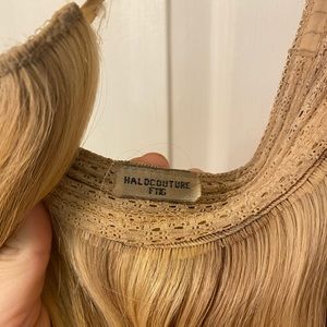 Halo couture extensions. 16” long, color F116